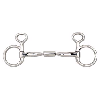 Myler Bacuher bit with suspension - Smaller bit ring for the smaller pony